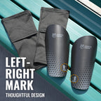 Soccer Shin Guards for Kids incl. Sleeves with Optimized Insert Pocket