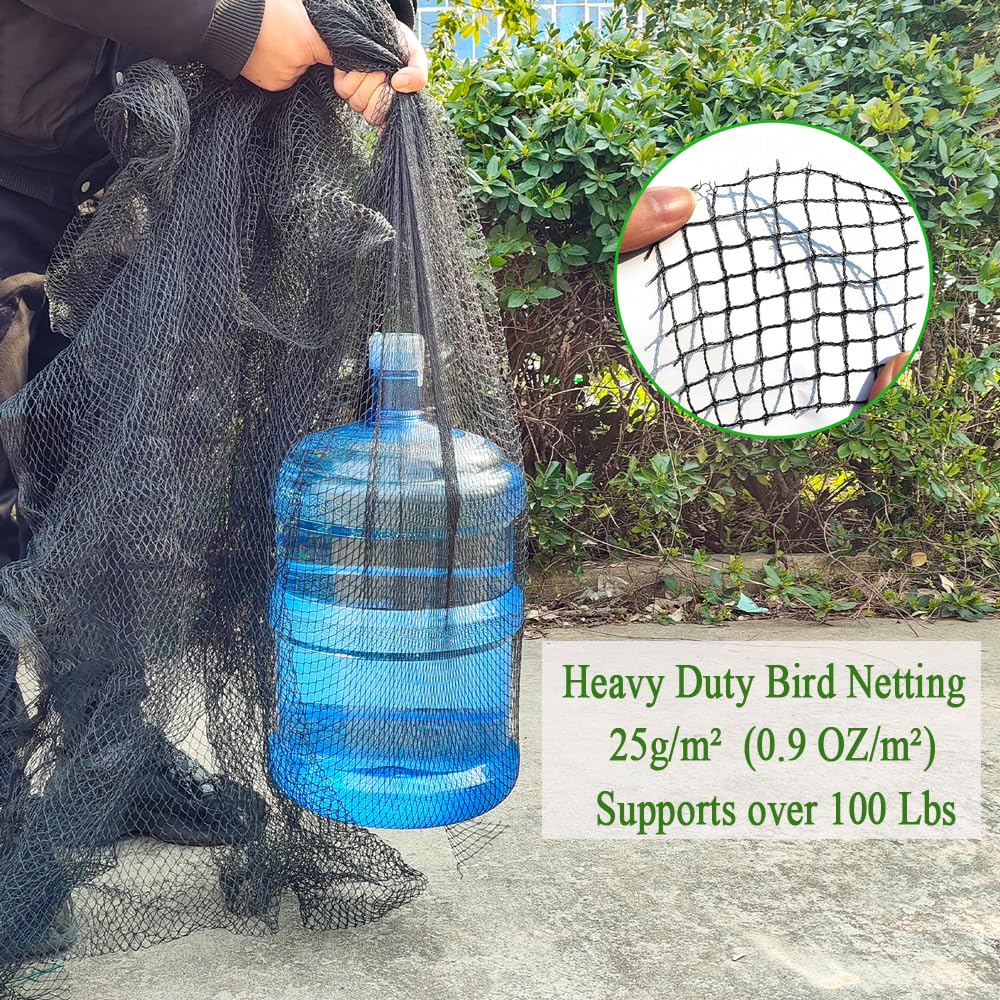 Vocray Deer Fence Netting 7.5x100 FT, Heavy Duty Bird Netting for Garden