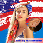 4th of July Earrings for Women Outfits Accessories, 250th Anniversary Fourth of July Deals Independence Day Patriotic Dress Shirts, USA American Flag Red White Blue Hoop Stud Jacket Jewelry