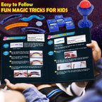 PATIFEED Kids Magic Kit with Magician Costume, Hat, Wand