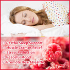180 CT Magnesium Glycinate Gummies 1000mg - Sugar Free Magnesium Potassium Supplement with Vitamin D, B6, CoQ10 for Calm Mood & Sleep Support - 180 Raspberry Gummies