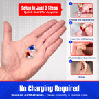 Premium Digital Hearing Aids for Seniors - Invisible in Canal (CIC) In-Ear Mini Sound Enhancer Set, Near-Invisible, Noise Cancelling, Personal Sound Hearing Amplifier - Pair - MZ-21