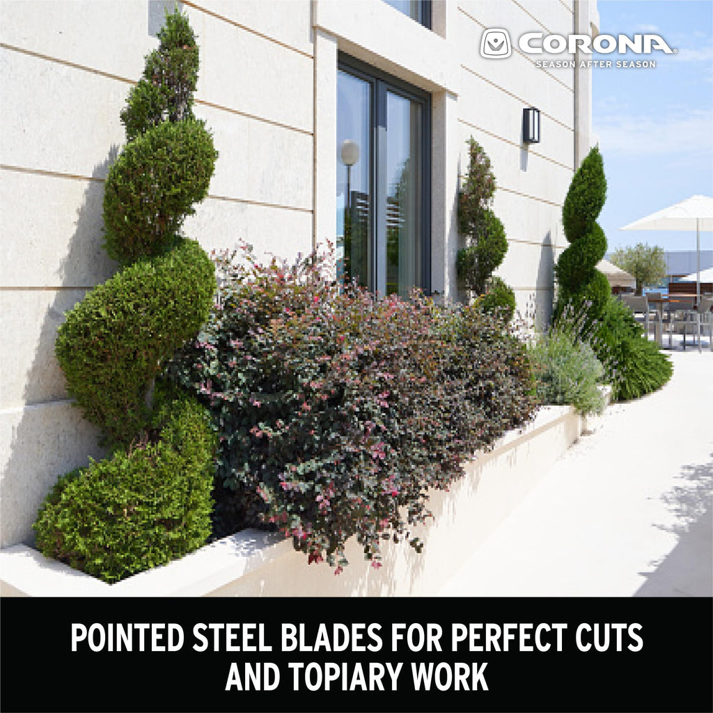 Corona Tools PrecisionCUT Aluminum Hedge Shear – Lightweight Hedge Clippers for Trimming Hedges, Shrubs & Bushes, Garden Landscaping Shears