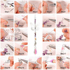 400Pcs DIY Suncatcher Making Kits,Crystal Suncatcher Prism Kit