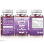 NEW AGE Immune System Support Gummies - Sambucus Black Elderberry Gummies with Vitamin C and Zinc (60 Count (Pack of 1))