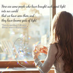 Sympathy Gifts for Loss of Loved One,Memorial Gifts for Loss of Mom Dad,40mm Crystal Suncatcher Idea is Suitable for Bereavement, in Memory, Condolences,Remembrance,with 9 Inch Silver Stand