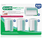 GUM Soft-Picks Original – Easy-to-Use Interdental Picks for Plaque Removal & Gum Health with Convenient Carry Case, Dentist Recommended, 320 Count