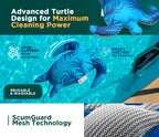 2 Pack Turtle Hot Tub Scum Absorber, Floating Scum Sponge for Spa Hot Tub – Oil Absorbing Hot Tub Scum Sponge with Mesh Cleaning Cloths, Essential Hot Tub Accessories to Help Keep Water Clear