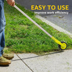 G GREENLY-AG 58-Inch Manual Edger Lawn Tool, Wheel Rotary Edger