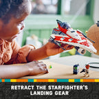 LEGO Star Wars Jedi Bob’s Starfighter Buildable Toy Vehicle, Brick Built Star Wars Starship with Jedi Bob Minifigure, Birthday Gift Idea for Boys, Girls or Any Fan Ages 8 and Up, 75388