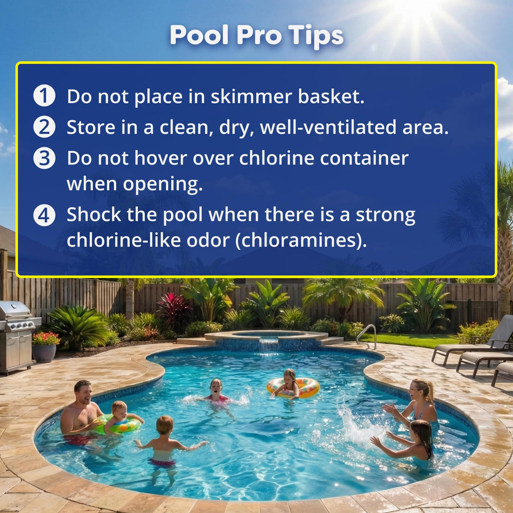 In The Swim 3 Inch Stabilized Chlorine Tablets for Sanitizing Swimming Pools - Individually Wrapped, Slow Dissolving - 90% Available Chlorine - Tri-Chlor - 50 Pounds - 2 Pack