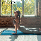 CAP Barbell Yoga Mat 1/2" Thick with Carrying Strap - High Density Exercise Mat for Yoga, Pilates, Stretching, Floor & Fitness Workouts - 68''x24''x1/2" | Teal