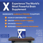 Clear Brain Fog & Focus for Deep Work | X – Science-Backed Brain Performance Supplement