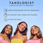 Tanologist Dark Self Tan Mousse, Clear Self-Tanning Mousse, Streak-Free, Natural Glow, No Fake Tan Smell Or Orange Tone, Long Lasting, Clean Ingredients, Vegan, 6.76 fl. oz/200 ml Bottle