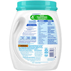 all free clear MIGHTY PACS Odor Relief, Laundry Detergent Pacs, 56 Count, Unscented and Hypoallergenic for Sensitive Skin, Dermatologist Tested, HE Safe