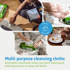 Medline FitRight Aloe Personal Cleansing Cloth Wipes, Scented, 576 Count, 8 x 12 inch Adult Large Incontinence Wipes