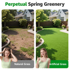 Artificial Grass Fake Turf Grass Outdoor Indoor with Drainage Holes, 3x5FT