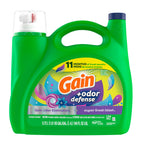 Gain Odor Defense Liquid Laundry Detergent, Super Fresh Blast Scent, 194 fl oz, 134 loads, 2 in 1, Laundry Detergent Liquid Soap, HE compatible