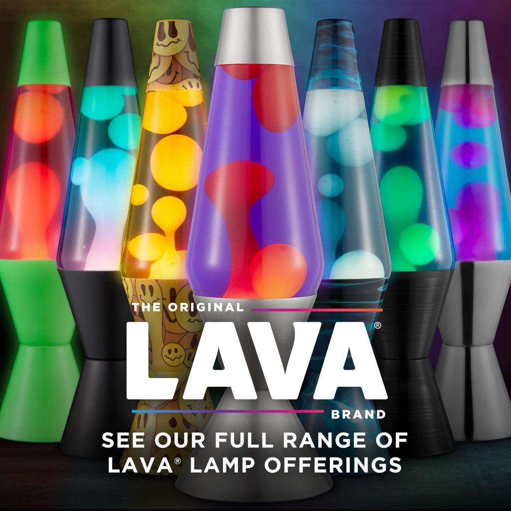 Lava The Original Lamp - 14.5" Neon Pink - Classic Liquid Motion Lamp - Green/Yellow and Blue Liquid - Item #2383 (Amazon Exclusive)