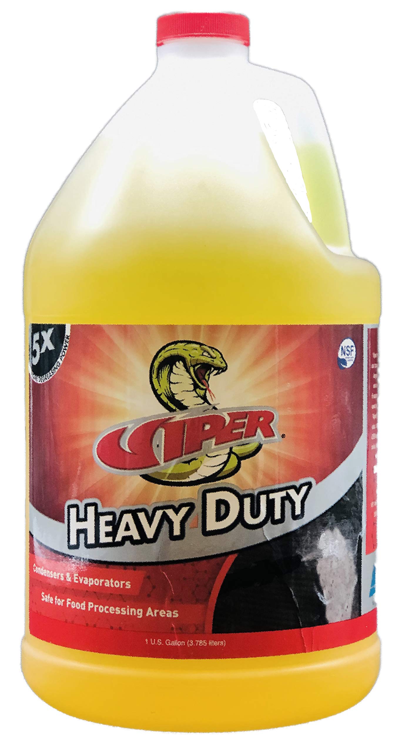 Refrigeration Technologies Viper Heavy Duty Coil Cleaner & Degreaser 1 Gal, Amber