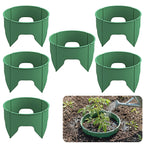 6 Set 9.6 inch Planting Grow Ring, 30Pcs DIY Plant Growing Rings