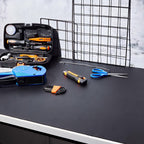 Drydiet 1 Pcs Work Bench Mat Top 24 x 48, PU Leather Tool Box Drawer Liner Tool Box Mat, Cuttable Workbench Pad, Easy Clean, Scratch Resistant Non-Slip Pad, Protect Workbench Tabletop Countertop