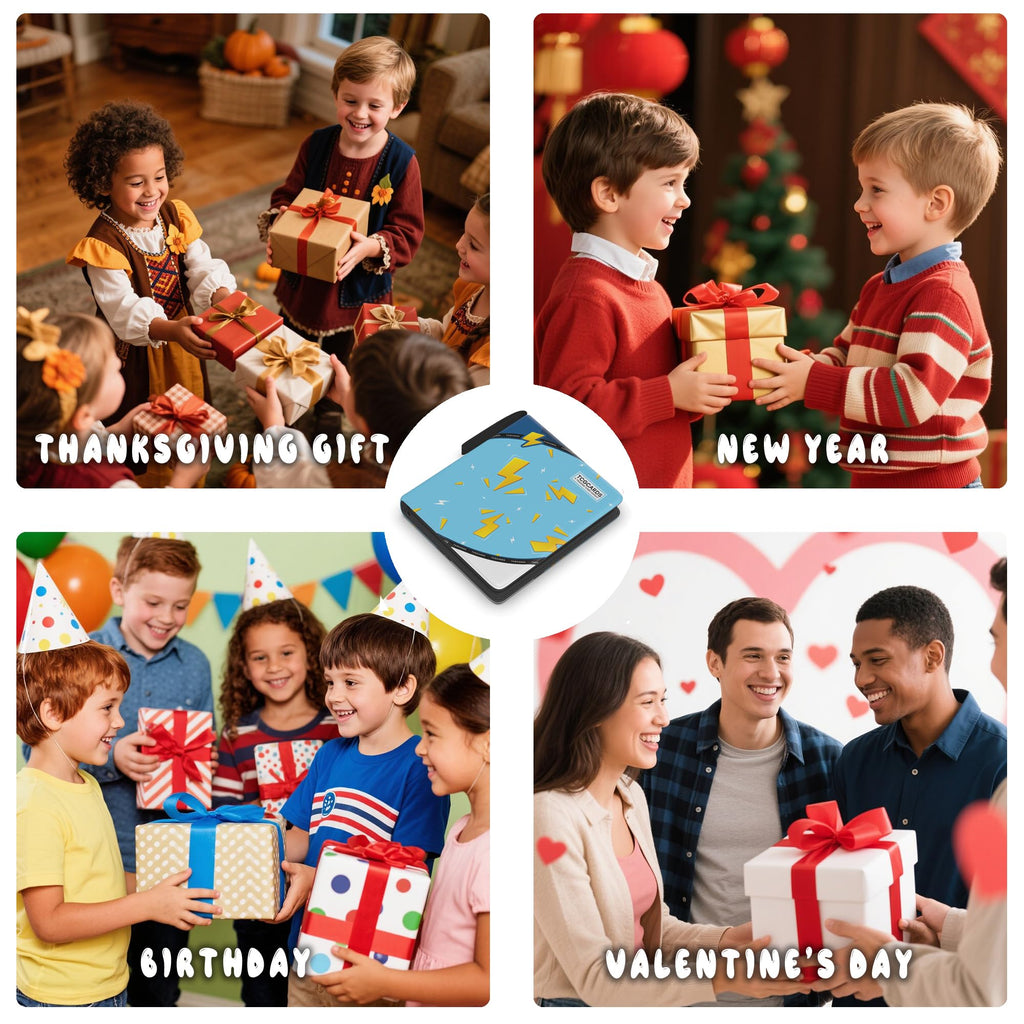 Trading Card Binder 9 Pocket,Card Binder 900 Pockets,Card Book Holder Cards with 50 Removable Sleeves,3-Ring Zip Design MTG/TCG/Sport Collectible Trading Card Albums Gifts for Boys and Girls (Blue)