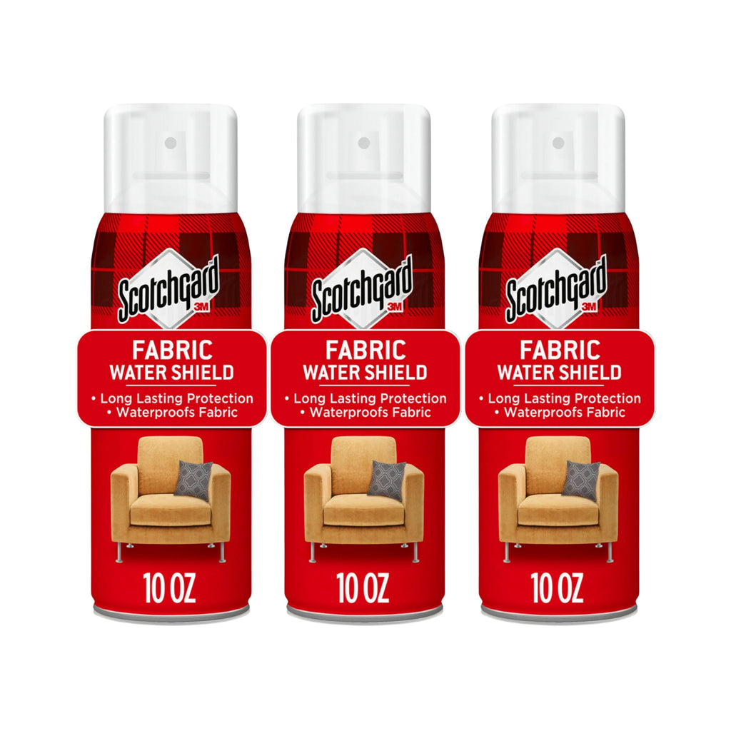 Scotchgard Fabric & Upholstery Protector, 3-Pack (10 oz Cans) – Repels Liquids & Blocks Stains – Long-Lasting Fabric Shield for Furniture, Clothing, and More – Easy Spray, Dries Clear