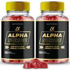 Alpha Surge Gummies, Official Alpha Surge Gummies for Men - Maximum Strength Performance, All Natural Support Overall Health and Wellness, AlphaSurge Advanced Formula Support Gummy Reviews (2 Pack)