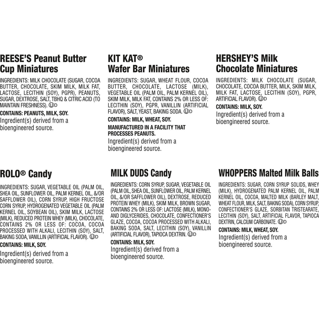 Hershey's Assorted Chocolate Halloween Candy Bulk Variety Pack, 35.93 oz