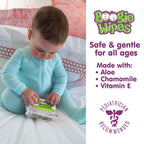 Boogie Wipes Gentle Saline Nose Wipes - 180 Count