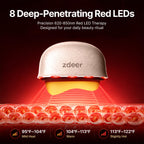 ZDEER GS5 Electric Heated Gua Sha Tool, Red Light Face Massager, Pink