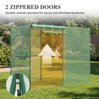 BPS Crop Cages for Garden Plant, 8x4x6 Ft Plant Netting Protection Tent with Zippered Door for Plants, Raised Garden Bed Cover with Frame for Vegetables, Fruits and Flowers