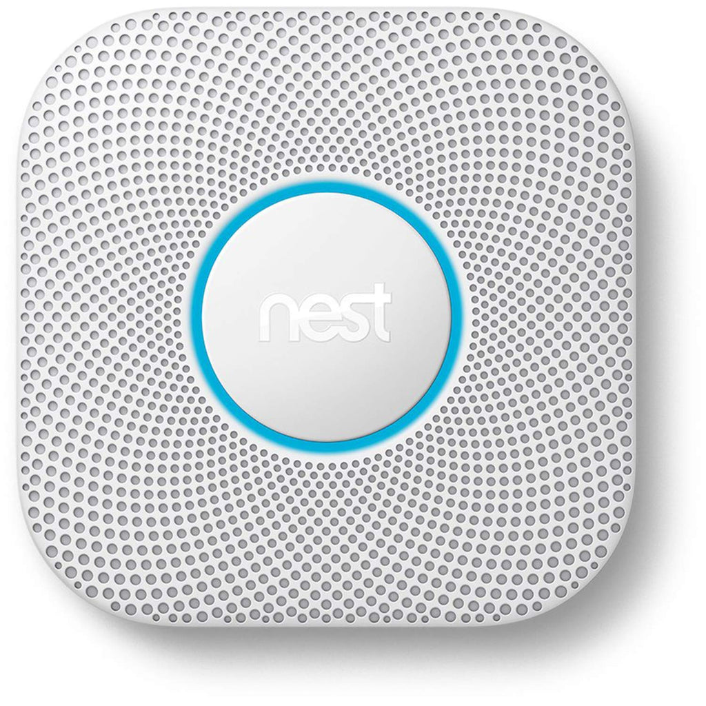 Google Nest Protect - Smoke Alarm - Smoke Detector and Carbon Monoxide Detector - Wired, White