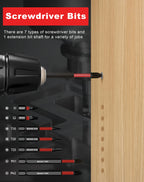 EZARC Countersink Drill Bit Set, 24 PCS Tapered Drill Bits Counter Sink Drill Bit with 6PCS Wooden Sticks 1/4" Hex Shank Quick Change for Woodworking with Storage Box