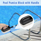 Nilioerup 5 Pcs Pools Pumice Stone, Pool Cleaning Pumice Block with Handle, Pools Tile Cleaner Pumice Stone Remove Stains Cleaning Stone for Swimming Pool, Spa, Bathroom, Kitchen (5 Pcs)