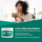 Vimergy Spirulina Powder – Concentrated Plant Protein Supports Immune Health & Cardiovascular Function – Vegan, Kosher, Gluten-Free – 135g