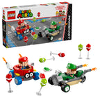 LEGO Super Mario: Mario Kart Baby Mario vs. Baby Luigi - Collectible Toy Building Set for Kids, Boys and Girls, Ages 8+ - Nintendo Mario Kart Toy for Fans - Gift Idea for Birthdays - 72034