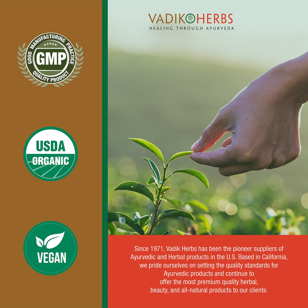 Vadik Herbs Kutaj (Holarrhena Antidysenterica, Kutaja) 100 Vegicaps Safety Tested & Wildcrafted Ships from California Premium Quality Herbal Supplement for Digestive Support