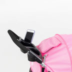 VIVO Pink 4 Wheel Pet Stroller for Cat, Dog and More, Foldable Carrier Strolling Cart, STROLR-V001N