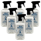 Aunt Fannie's Stainless Steel Spray Cleaner, Powered by Vinegar, Fingerprint and Residue Remover for Refrigerator, Dishwasher, Oven, Grill, Sink, Stovetop, and Other Appliances, Pack of 6