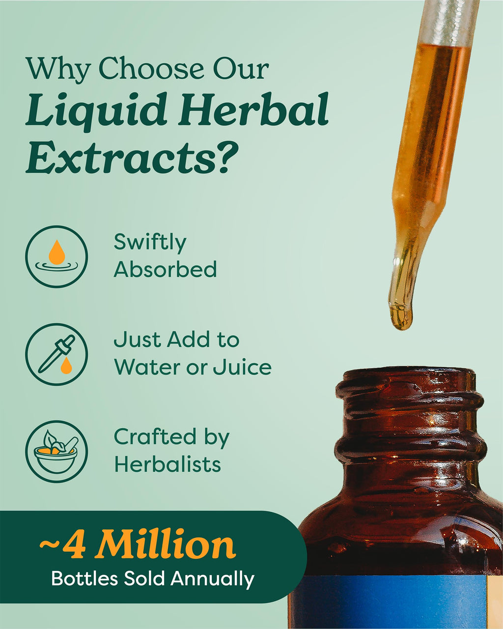 Herb Pharm Certified Organic Lemon Balm Liquid Extract for Calming Nervous System Support, Alcohol-Free Glycerite, 4 Ounce