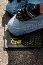 True Flex Protective Kneeling Pad, Premium Quality Neoprene Pad, Heavy Duty Stabilization, Easy to Carry Handle, Comfortable Ergonomic Design Kneeling Mat by TSE Safety,Black 14 inches x 18 inches