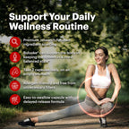 Boluoke Canada RNA Lumbrokinase Enzyme Supplement - Traditionally Inspired Circulatory Wellness Formula - Targeted Delivery Capsules - 30 Capsules