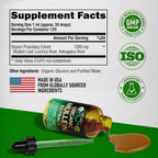 Mullein Drops for Lungs - USDA Organic Liquid - Mullein Leaf Extract Supplement - Made in USA - Lung & Bronchial Cleanse for Smokers - Respiratory Health Support - As Tincture, Tea, Pills - Pack of 2