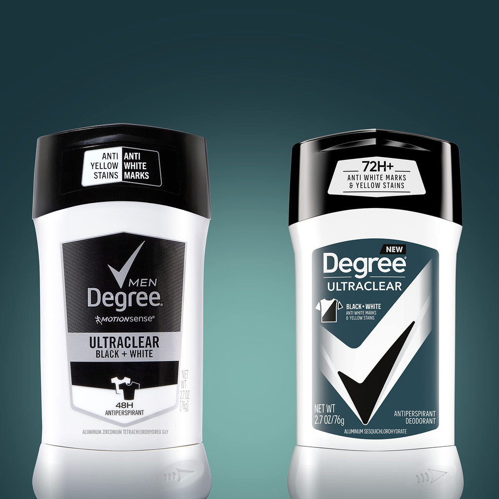 Degree Men UltraClear Antiperspirant Deodorant, 4 Count, 2.7 oz