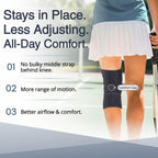 EXOUS BODYGEAR Knee Brace For Women & Men For Arthritis Acl, Mcl Pain Patented 4-way Adjustable Wraparound Support Dual Side Stabilizer For Patella Stability