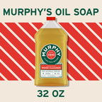 Murphy Oil Soap Concentrated Formula, Wood Cleaner, No-Rinse Floor Cleaner, Citronella Oil Scent, 32 fl oz Bottle (3 Pack)