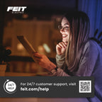 Feit Electric BR30 LED Light Bulbs, 65W Eq, Dimmable, 5CCT 6Way, 6 Pack