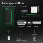 VIVOSUN 2x2ft Grow Tent Kit with 100W Full Spectrum LED Grow Light
